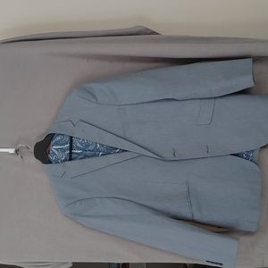 Adolfo Sport Jacket, blue pin stripe, sz 38R
